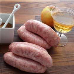 Pork, Herefordshire cider and apple sausages