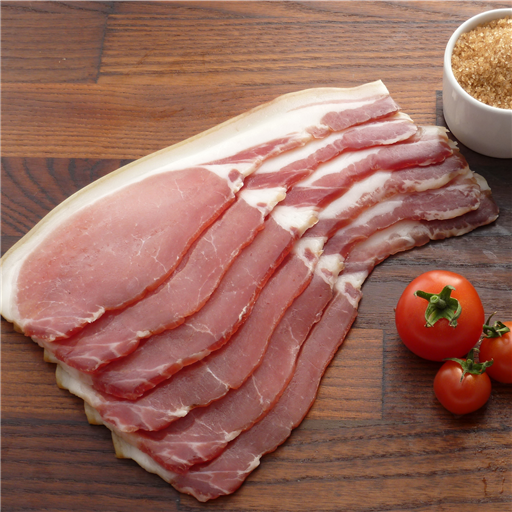 Catering pack of rindless Shropshire back bacon